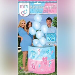 Forum Novelties Gender Reveal Blue Balloons Baby Shower Party Supplies 8 Count